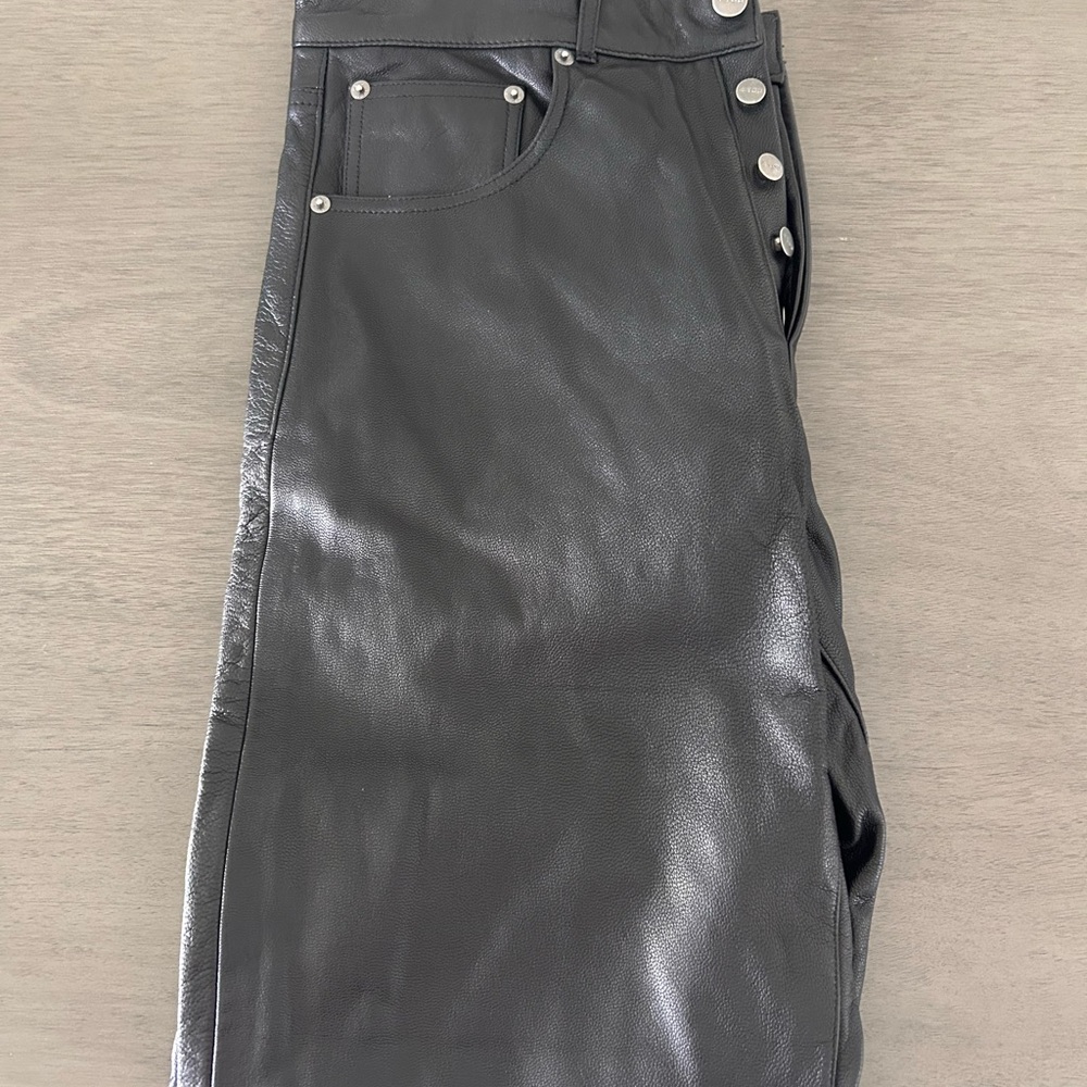 4 You leather jeans men’s 32